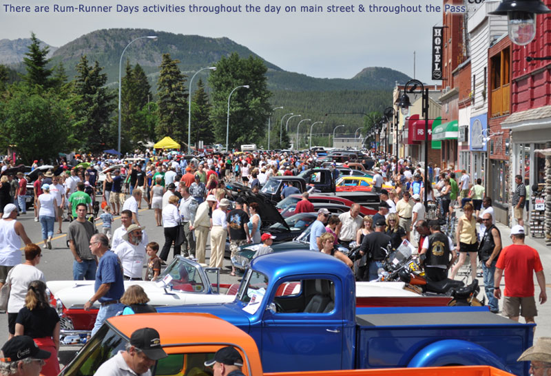 There are Rum_runner Days activities throughout the day on main street & throughout the Pass
