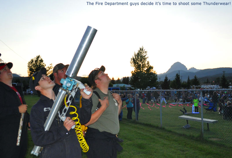 The Fire Department guys decide it's time to shoot some Thunderwear!