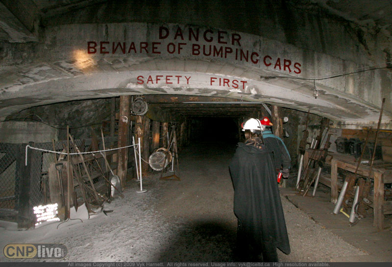 DANGER Beware of Bumping Cars; Safety First at the Bellevue Underground Mine