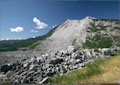 Frank Slide Interpretive Centre viewpoint is on the right