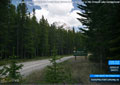 A couple kilometres past the Brood Trout Station is the entrance to the Chinook Lake Campground