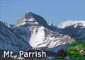 Mt Parrish in early January (tip of Mt Ptolemy to right)