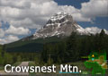 Crowsnest Mtn, one of Alberta's most-recognized peaks